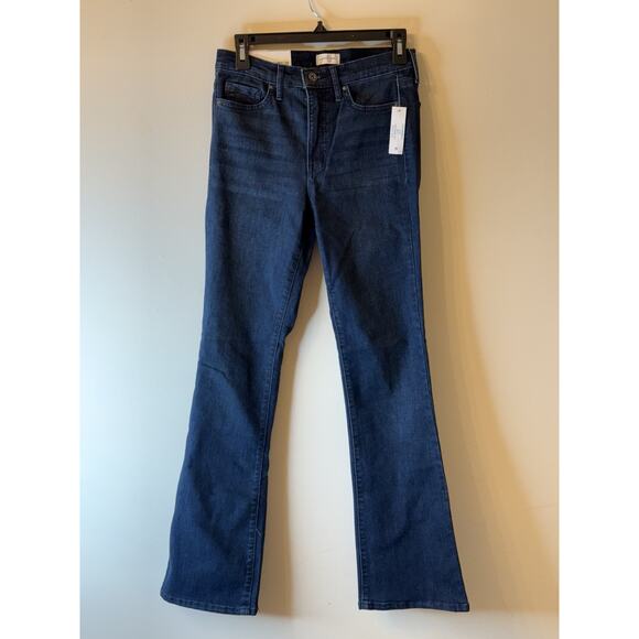 Jesica Simpson Low Rise Bootcut Women's size 4/27 Dark Wash Blue Denim Jeans - Picture 1 of 8